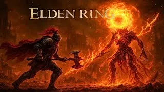 Thumbnail: Elden Ring Shadow of the Erdtree – Midra, Lord of Frenzied Flame Boss Fight Strength Build No Summon