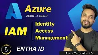 Thumbnail: Azure IAM for Beginners | Microsoft Entra ID & RBAC Explained [HINDI]