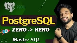 Thumbnail: Master POSTGRESQL in ONE VIDEO: Beginner to Advanced Course For Beginners in Hindi | MPrashant