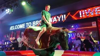 Thumbnail: Benidorm offers the best mechanical bull riding experience! 🐂 #Benidorm #FunnyVideos #Entertainment