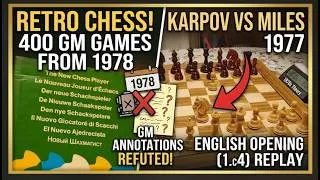 Thumbnail: Karpov vs Miles 1977 - Royal Chess Mall Tilted Knights