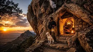 Thumbnail: I Turned an Abandoned Cave Into the Coziest Hidden Survival Shelter With My Dog