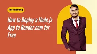 Thumbnail: How to Deploy a Node.js App to Render.com for Free (Heroku Alternative)
