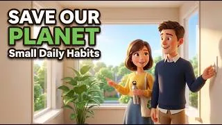 Thumbnail: Small Things You Can Do to Protect Our Planet | English Listening Practice | Eps 47.