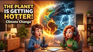Thumbnail: Why Is the Planet Getting Hotter? 🌍 | English Listening Practice | Eps 46.