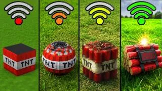 Thumbnail: TNT Physics with different Wi-Fi in Minecraft Experiment compilation