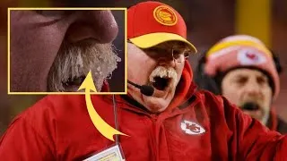 Thumbnail: 🔴 Andy Reid's Epic Frozen mustache! Chiefs vs. Dolphins Cold Showdown -27 Wind Chill ❄️