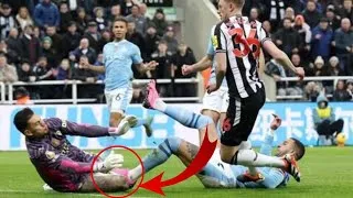 Thumbnail: Ederson Big Injury vs Newcastle vs Manchester City - Ederson injury moment - Ederson injured