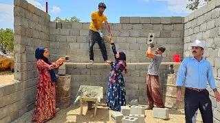 Thumbnail: 🏠🔥 FINALLY! Abbas’s House Walls Are Complete With Mr. Engineer’s Support