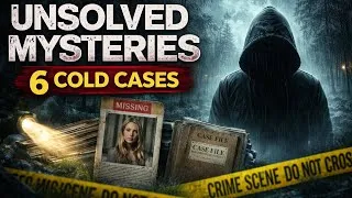 Thumbnail: Unsolved Mysteries: 6 COLD Cases for SLEEP With Rain SOUND | Black Screen | Vol 189