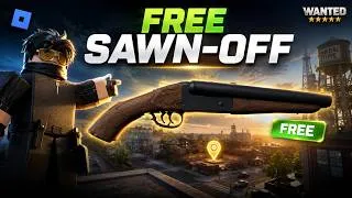 Thumbnail: How To Get Free Sawn-Off Shotgun In Roblox Wanted? Location Guide