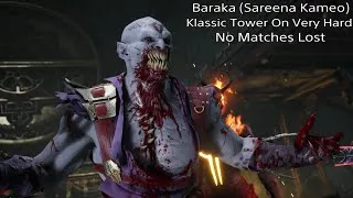 Thumbnail: Mortal Kombat 1 Baraka (Sareena Kameo) Klassic Tower On Very Hard No Matches Lost