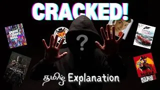 Thumbnail: Game Cracking Explained! 🔓 How Hackers Bypass Protection (Tamil)
