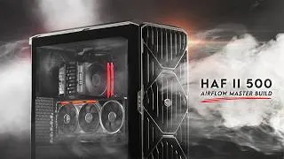 Thumbnail: PC Airflow Just Peaked... | Cooler Master HAF II 500 Gaming PC Build + V8 ACE