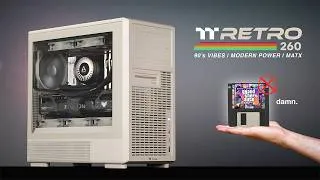 Thumbnail: I Built a Micro ATX PC Like No Other... | Thermaltake Retro 260 Gaming PC Build