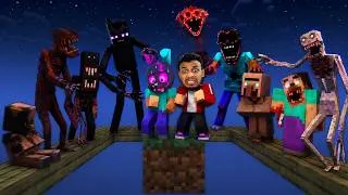 Thumbnail: One Block With Every Horror Mod With @MiAVai99  | Minecraft