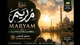 Thumbnail: Surah Maryam (سورة مريم) | Mansour Al Salmi | Beautiful & Emotional Quran Recitation