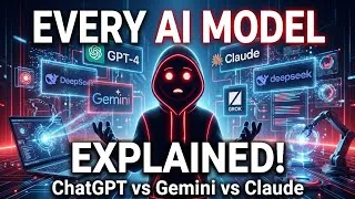 Thumbnail: Every AI Model Explained in 60 Seconds | ChatGPT vs Gemini vs Claude vs Grok vs DeepSeek