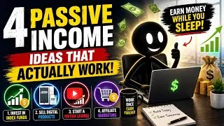 Thumbnail: 4 Passive Income Ideas That Actually Work in 2026 (Earn Money While You Sleep)