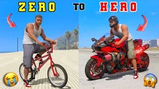 Thumbnail: Franklin Upgrades a $0 Bike to a $1,000,000 Super Bike in GTA 5! | GTA 5 Telugu