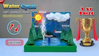 Thumbnail: Water Cycle Working Model That Looks Like Nature! 🌧️☀️ || Amazing Science Project
