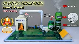 Thumbnail: Unbelievable Science Project! 🏆 Carbon Purification Model for Factory Pollution