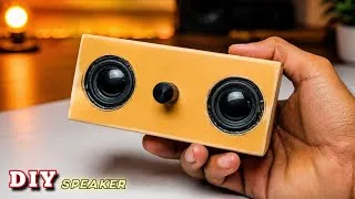 Thumbnail: Homemade Bluetooth Speaker from PVC Board || Rechargeable DIY Project 🔊