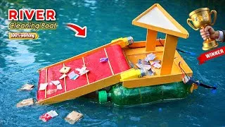 Thumbnail: INSANE RC River Cleaning Boat || Award Winning DIY Science Project 🏆 || Collects Trash Automatically
