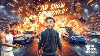 Thumbnail: FRANKLIN DESTROYED $ 10000000000 $ CAR SHOW  | DRAG RACE in GTA V!