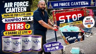Thumbnail: NAN PRO sirf ₹611 😍 Humne Ek Saath 4 Dabbe Le Liye! #dailyvlog #familyvlog #viralvideo 