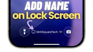 Thumbnail: Add Your Name on iPhone Lock Screen in 30 Seconds (No App!)