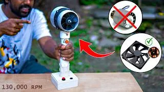 Thumbnail: How To Make Very Powerful High Speed BLDC Turbo Jet Fan at Home in 30 Days