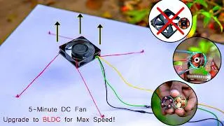Thumbnail: 5-Minute DC Fan Upgrade to BLDC for Max Speed!