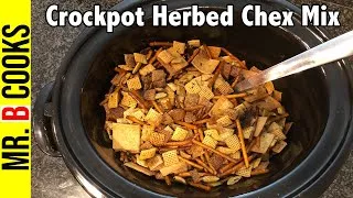 Thumbnail: Chex Mix Recipe: Crockpot Herbed Chex Mix | Snack Recipes