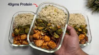 Thumbnail: Easy high protein meal prep in 30mins | Chicken Broccoli Rice but better