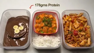 Thumbnail: Easy 2500 Calorie Meal Prep with 178gms Protein ( 3 meals )