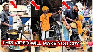 Thumbnail: 😭 He Lost Both Parents & Works to Help His Grandma.. What Happened Next Made Him Cry ❤️ #humanity 
