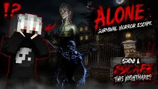 Thumbnail: I Entered the Most Haunted Mansion Ever! 😱 | Alone: Survival Horror Escape (Full Gameplay)