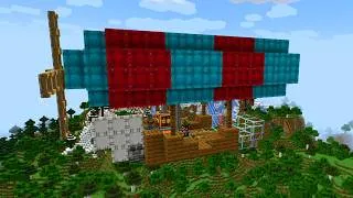 Thumbnail: The Airship Rises | Minecraft Create Aeronautics Let's Play | Mr Blockheads Big Isle Episode 4