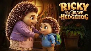 Thumbnail: Ricky the Brave Hedgehog 🦔❤️ | English Moral Stories | Bedtime Stories