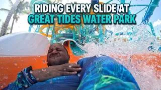 Thumbnail: NEW Norwegian Cruiseline Great Tides Water Park: ALL SLIDES & Lazy River POV!