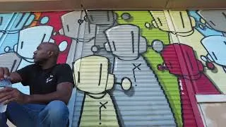 Thumbnail: Local #Tampa Artist Photo Session at Chris RWK Mural clip
