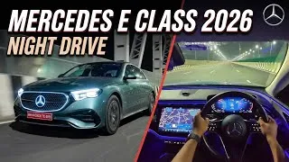 Thumbnail: Mercedes  E class e450 Night Drive: Ambience, Headlamps & Performance ? All details !! 