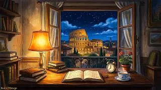 Thumbnail: It's summer 1940's and you're listening to vintage music on a rome night | relax & unwind