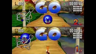 Thumbnail: An Attempt at Sonic R (Windows) 2-Player Gameplay