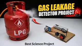 Thumbnail: LPG Gas Leakage Detector Project 🚨 | Best Science Project | Inspire Award Project
