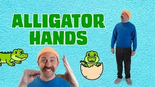 Thumbnail: Alligator Hands 🐊 🙌 | Fun Movement Song for Preschoolers