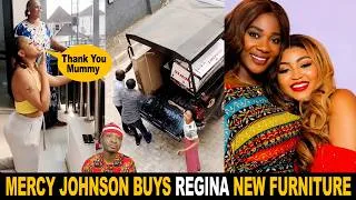 Thumbnail: Regina Daniels Cry Tears of Joy as Mercy Johnson Gifts Her TV & Furniture for Abuja Home