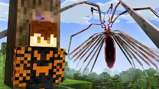 Thumbnail: We Got TRAPPED By The GIANT SPIDER MOD In Minecraft