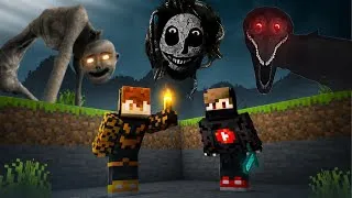 Thumbnail: SCARY ENTITIES v/s Doomsday Bunker In Minecraft! ft. @MrGamerJay 